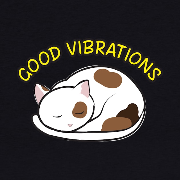 Purrs are Good Vibrations by LittleBearArt